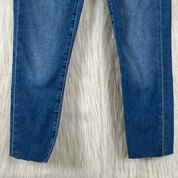 Joes Jeans Womens Skinny Ankle Stretch Medium Wash Mid Rise Raw Hem Zip Denim 27 - Picture 3 of 10